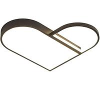 Wmmner Iron Art Silica Gel Heart-Shaped Flush Mount Ceiling Light Fixtures Creativity Indoor Ultra-Thin Led Ceiling Light Lighting Lamp White Light(Warm Light)/White Light