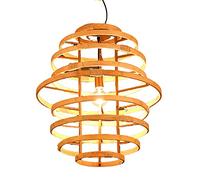 Wmmner Japanese Style Creative Bamboo Light, Wicker Rattan Shades Personalized Chandelier for Restaurant Hotel Inn Farmhouse Small Courtyard Clubhouse Zen Homestay Lamps The New ()