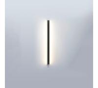 Wmmner Led Linear Wall Light, Modern Aluminum Metal Wall Lamp Acrylic Long Strip Sconce, 4000K Soft Light Wall Mounted Lighting/One Color/80Cm