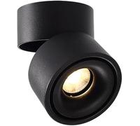 Wmmner Led Mount Ceiling Spotlight Adjustable Downlight, Cylindrical Aluminum Accent Spot Light, Living Room Corridor Ceiling Lamp Directional Spotlights,Ceiling Chandelier/K/Style a
