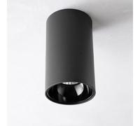 Wmmner Led Spotlight Cylinder Ceiling Spot Light Black Flush Mount Ceiling Downlight Accent Lamp Hallway Lighting Fixture Ceiling Spotlights for Living Room Kitchen Dining Room/Svart4000K/18W