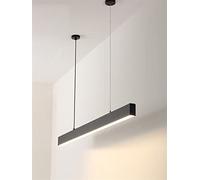 Wmmner Linear Bar Led Lamp 4Ft 120Cm 40W Straight Led Chandelier Office Front Desk, Lighting Ceiling/a/Cold White 6000K