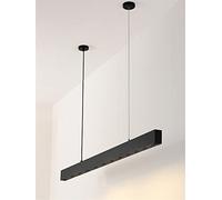Wmmner Linear Bar Led Lamp 4Ft 120Cm 40W Straight Led Chandelier Office Front Desk, Lighting Ceiling/B/Cold White 6000K