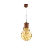 Wmmner Luminaire Nordique Créatif E27 Lustre Plafond Ampoule Luminaire Suspendu Verre Transparent Lampe Suspendue Réglable Convient Pour Îlot de Cuisine, Chambre À Coucher, Magasin de Vêtements, Entré