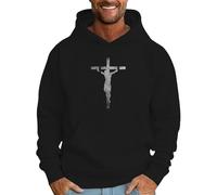 Wmmner Mens Hoodies Stylish Graphic Pocket Draw String, Loose Design Warm Modern Style Pullover Hooded Sweatshirt Fall and Winter Casual Outdoor Tops Jumper/Black/3Xl
