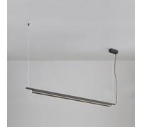 Wmmner Metal Strip Pendent Lamp Led Tricolor Dimmable Ceiling Hanging Light Modern Home Suspended Light Fixture,Light/OneColor