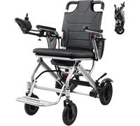 Wmmner Mobility Folding Transport Wheelchair,Steel Chair with Hand Brake - Lightweight, Comfy and Sturdy, Portable Transit Travel Chair, Ultralight Comfortable 16Inch Wide Portable Handicap Seat/White