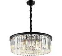 Wmmner Modern 2-Tier K9 Crystal Light Adjustable Cround Decorative Chandelier,Led Ceiling Lamp/OneColor