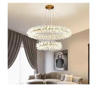 Wmmner Modern K9 Crystal G4 Led Chandelier Living Room Dining Room Bedroom Chandelier,Led Ceiling Lamp/One Color/80 * 40Cm