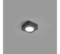 Wmmner Modern Led Ceiling Light, Square Exposed Mounted Downlight, 3000K/4000K/6000K 3 Color Adjustable Ceiling Downlight, Hardwired Indoor Ceiling Lamp for Hallway Corridor Kitchen Foyer(White,1-Li/K