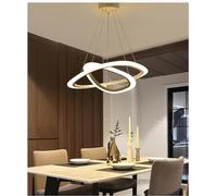 Wmmner Modern Led Chandelier Compatible with Home Living Dining Room Kitchen Bedroom White Triangle Suspension Ceiling Lamp Led Lights/One Color/34-53Cm-2S