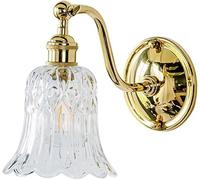 Wmmner Modern Minimalist D Wall Sconce Adjustable with Embossed Glass Shade Bathroom Vanity Light Creative Flower Swall Mounted Lamp for Bedroom Bedside Dinning Room