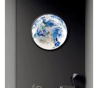 Wmmner Moon Wall Light Large Compatible with Bedroom Dimmable Led Wall Sconces 23.6 inch Earth Planet Light/Blu/40Cm