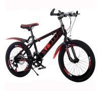 Wmmner Mountain Bike 22 inch Steel Frame Children's Bike Double Disc Brake Speed Change 7-14 Years Old Male and Female Students/a/18 Inches