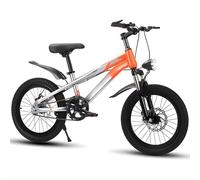 Wmmner Mountain Bike 22 Inches Single Speed + Double Disc Brakes + Shock Absorber Children's Bike Boy Girl Bike Suitable for 7-15 Years Old Children in/B/22Inches