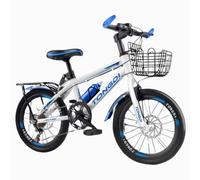 Wmmner Mountain Bike 26 inch Variable Speed Disc Brake 6-12 Years Old Boys and Girls Primary School Students Large Children's Bicycle Multi-Color/E/26 Inches
