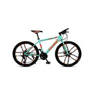 Wmmner Mountain Bike Adult Mountain Bike 26 inch Double Disc Brake One Wheel 30 Speed Off-Road Speed Bicycle Men and Women,E,30 Speed/a/30 Speed