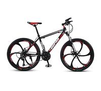 Wmmner Mountain Bike,Adult Offroad Road Bicycle 24 inch 21/24/27 Speed Variable Speed Shock Absorption, Teenage Students, Men and Women Sports Cycling Racing Ride 10Wheels- 24 Spd