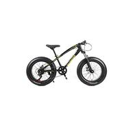 Wmmner Mountain Bike Unisex Hardtail Mountain Bike 7/21/24/27 Speeds 26 inch Fat Tire Road Bicycle Snow Bike/Beach Bike with Di/Black/7 Speed
