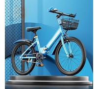 Wmmner Mountain Folding Bicycle High Carbon Steel 22 inch Youth Pedal Bicycle 6-15 Years Old Boys and Girls Students Middle and Large Children/a/20 Inches