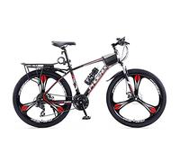 Wmmner Mountainbike 27,5 Zoll Rad 24 Geschwindigkeit Scheibenbremse Aufhängung Gabel Radfahren Stadt Pendler Stadt Fahrrad Für Erwachsene Oder Jugendliche/Rot/27 Geschwindigkeit/Rot/27 Geschwindigkeit