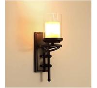Wmmner Outdoor Porch Kerosene Fixtures Industrial Antique Iron Art Edison Wall Light American Retro Art Marble Shade Sconce Lamp