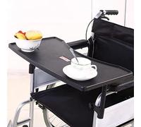 Wmmner Removable Wheelchair Tray Table Attachment Accessories with Cup Holder, Detachable Wheelchair Lap Tray Desk for Eating, Reading and Resting