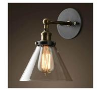 Wmmner Retro Wall Light Fixtures Indoor Lighting Glass Sconce Loft Industrial Beside Lamp Applique Led/One Color/27 * 20Cm
