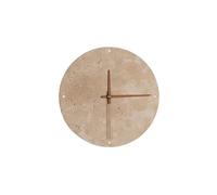 Wmmner Round Stone Wall Lamp Nordic Clock Wall Sconce Lighting Natural Yellow Travertine Wall Mount Light Led Hardwired Sconces for Lighting in Living Room Bar Shop Restaurant