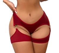 Wmmner s of The Day Women's Lingerie Sets Mesh Slim Bodycon Stretch Jumpsuit hot Lingerie for Women Bra & Underwear Set Plus Women's Bodysuits Stretch Lace Teddy/Red-F/M