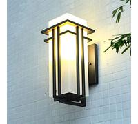 Wmmner Sales Department Retro Waterproof Lampshade Wall Lamp Antique V-Intage Light Victoria Decoration Villa Front Lamp/One Color/37Cm
