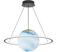 Wmmner Simple and Modern - Planet Northern Europe Lamp Restaurant Living Room Bedroom Moon Chandelier Ball,Led Ceiling Lamp/Circular50Cm/Whitelight
