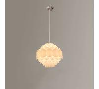 Wmmner Single Head Ceiling Lights with Art Acrylic Shade Lamps Nordic Chandelier American Farmhouse Modern Suspension Lights E27 Adjustable Hanging Lamp for Bedroom Kitchen Table Island Dec/C/38Cm