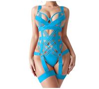 Wmmner Subscribe and Save Offers Womens Lingerie Women's hot Sheer Lace Babydoll Lingerie Dress Set Plus Size 20-22 Women hot Bodysuit Teddy Ning s/A-Bu3/s