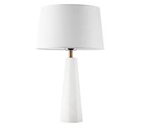 Wmmner Table Lamps Compatible with Bedroom Pair White Table Lamps Marble Bedside Table Lamps with Fabric Lampshade Retro Nightstand Lamps,Ceiling Chandelier