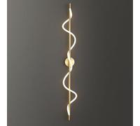 Wmmner Twist Smodern Wall Sconces,Simple Linear Led Wall Lamp Dimmable Wall Mounted Lights Sofa Background Wall Light Bedroom Bedside/B/120 * 25Cm