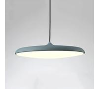 Wmmner UFO-Shaped Chandelier Minimalist Style Ceiling Lamp, Light 6000K White Light Hanging Light Compatible with Dining,Led Ceiling Lamp/Green/15.8In