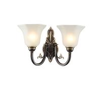 Wmmner Wall Lamp E27 Screw Single or Double Head Personality Sconces Retro Bedside Living Room Interior Lighting Study Stairs Aisle Edison Bulb, Led Bulb Light Fixtures Exterior Lig