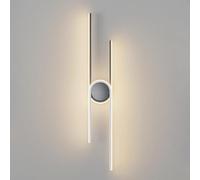 Wmmner Wall Lamp, Modern Design Linear Wall Light 3000K Warm White Led Wall Sconces Minimalist Geometry Wall Lamp for Balcony, Bedroom, Living Room, Office Wall Lamp Bedside Light(E,100Cm)/C/80Cm