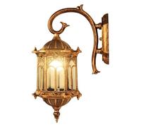 Wmmner Wall Light European Light Outdoor Lamps Bronze Classic V-Intage Victoria Finish European Garden Porch Light