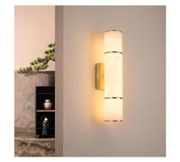 Wmmner Wall Light Marble Sconce Led Modern Copper Gold Sconce Bedroom Lighting Fixtures/1Line/26Cm