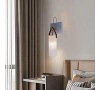 Wmmner Wall Light Modern Creative Fashion Marble Glass Led Decor Home Lamp Bedroom Living Room Dining Room Lighting Fixtures/Neutral Light