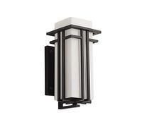 Wmmner Wall Light Mounted Outdoor Garden Mounted Balcony Super Bright Outdoor Lamp(Glass,Large)/2 Pcs/L