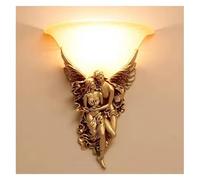 Wmmner Wall Light Nordic Modern Lamps for Home Bedroom Bedside Angel Shaped Resin Lamp Europe Style Creative Retro Led Lamps