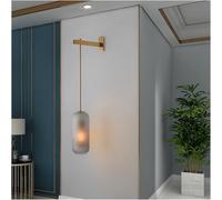Wmmner Wall Light Sconces E27 Night Light Bedside Lamp Living Room Staircase Hallway Balcony Decorative Glass Lamp/Yanhuise/5.11In