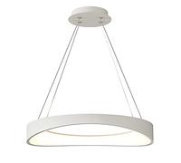 Wmmner Wall Lighting, Bedroom Ceiling Lamp, Metal Hanging Light with Acrylic Decorative Lighting Shade Modern Led Suspension Lamps, Simple White Dining Room Chandeliers White Light-6000K/One Color/60C