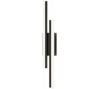 Wmmner Wall Lighting Fixtures Modern Long Strip Wall Light Minimalist Lines Wall Lamp Metal Acrylic Led Indoor Wall Sconce Compatible with Bedroom Bedside Living Room Tv,Indoor/Left Black65Cm