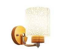 Wmmner Wall Sconces, 1-2Light Nordic Simple Wood Wall Light E27 E-Dison Corridor Simple Restaurant Lighting Victoria Wall Lamp Patio Glass Stairway Wall Sconce Entrance Saving Lamp Art Wall Lanter(2-