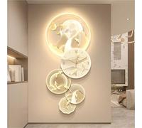 Wmmner Wall Sconces for Bedroom 3D Walling with Light Large Metal Wall Art Sculpture Modern Home Decor 3D Wall Art Decor Chinese Wall Hangingings for Home Entrance Hallway Bed/a/39.3 * 17.7In