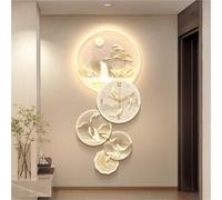 Wmmner Wall Sconces for Bedroom 3D Walling with Light Large Metal Wall Art Sculpture Modern Home Decor 3D Wall Art Decor Chinese Wall Hangingings for Home Entrance Hallway Bed/B/39.3 * 17.7In